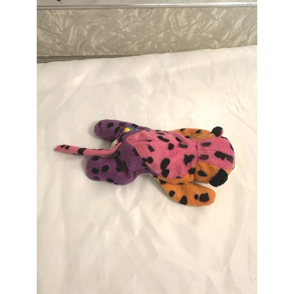 Vintage 1998 Lisa Frank Hunter Rainbow Leopard Cheetah Plush Stuffed Animal RARE